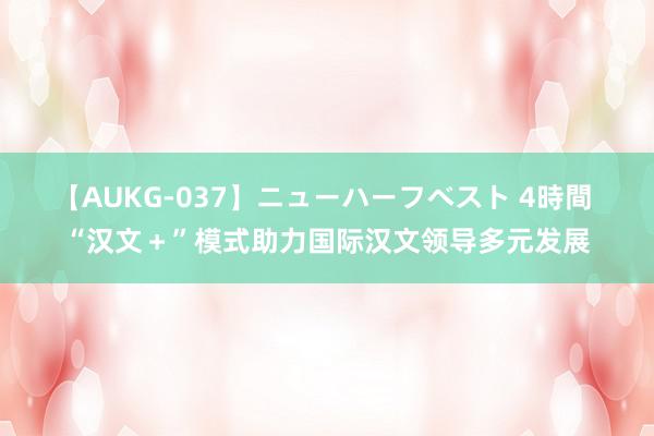 【AUKG-037】ニューハーフベスト 4時間 “汉文＋”模式助力国际汉文领导多元发展