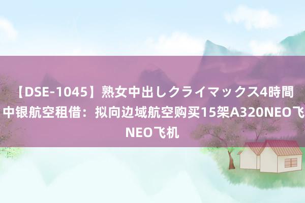 【DSE-1045】熟女中出しクライマックス4時間 4 中银航空租借：拟向边域航空购买15架A320NEO飞机